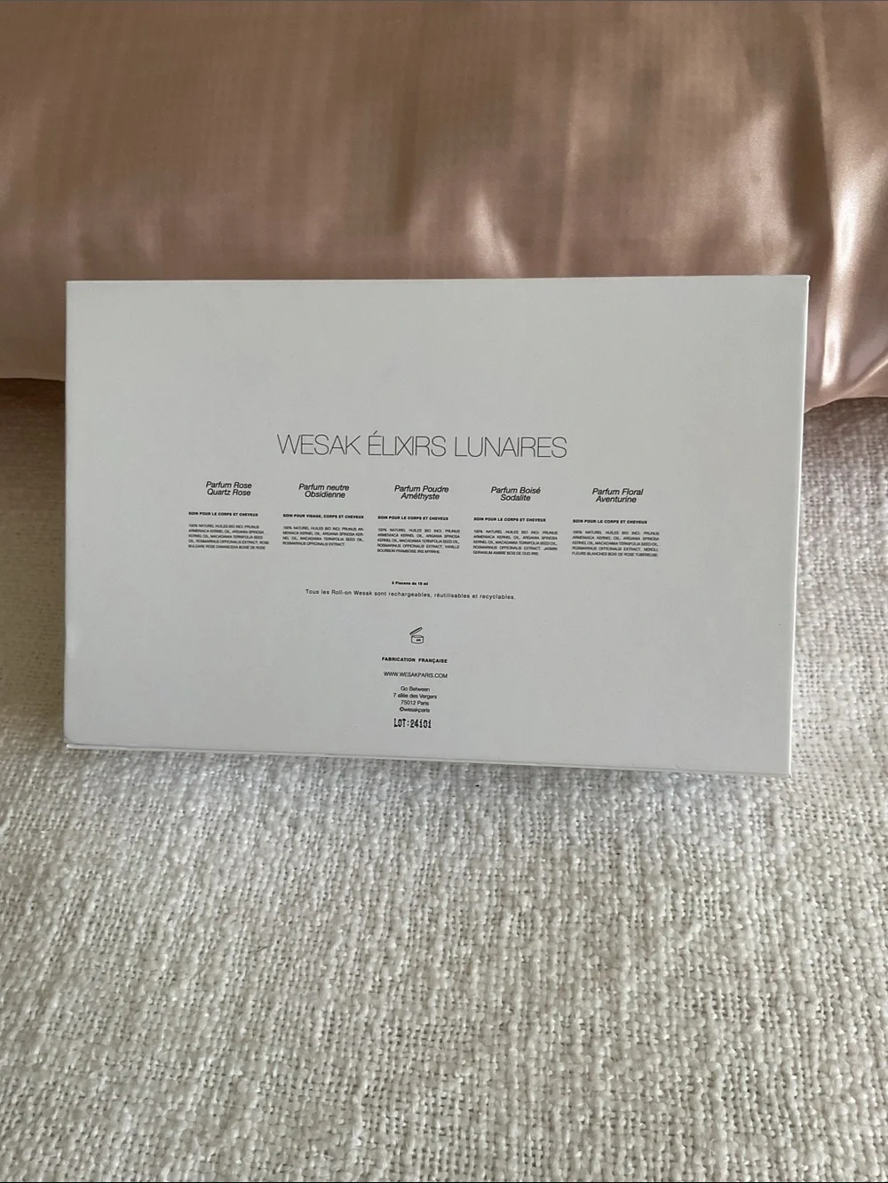 NIB Wesak Paris Luxury Crystal-Infused Beauty Ritual Set